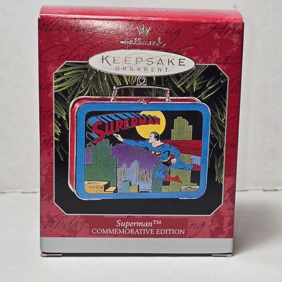Hallmark Keepsake Superman Lunchbox Ornament Commemorative Man of Steel NIB - Picture 4 of 7